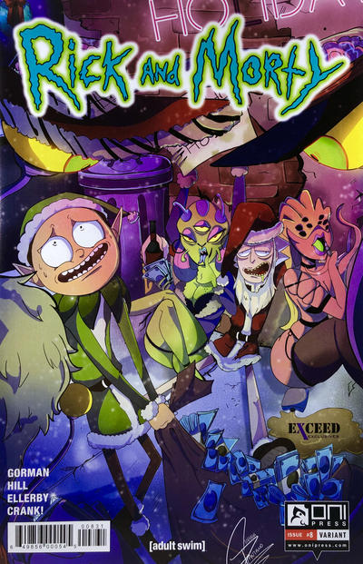 Cover for Rick and Morty (Oni Press, 2015 series) #8 [Exceed Exclusives Giahna Pantano Variant]
