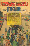 Cover for Turning Wheels: The Studebaker Story (Commercial Comics, 1954 series) 