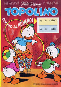 Cover Thumbnail for Topolino (Mondadori, 1949 series) #1223