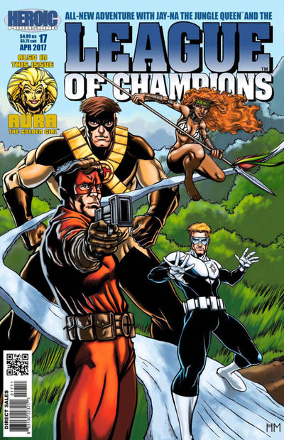 Cover for League of Champions (Heroic Publishing, 1990 series) #17