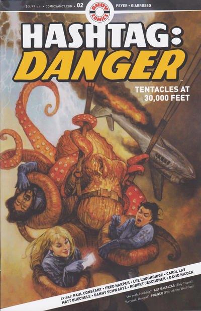 Cover for Hashtag: Danger (AHOY Comics, 2019 series) #2