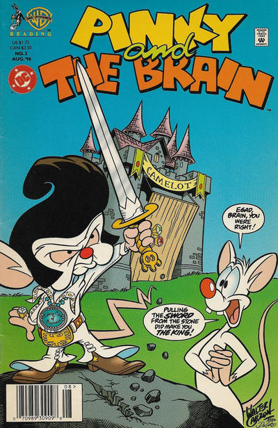Cover for Pinky and the Brain (DC, 1996 series) #2 [Newsstand]