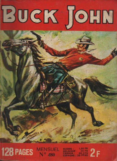 Cover for Buck John (Impéria, 1953 series) #480