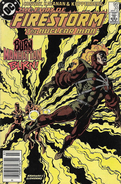 Cover for The Fury of Firestorm (DC, 1982 series) #33 [Canadian]