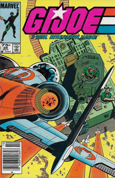 Cover for G.I. Joe, A Real American Hero (Marvel, 1982 series) #28 [Canadian]