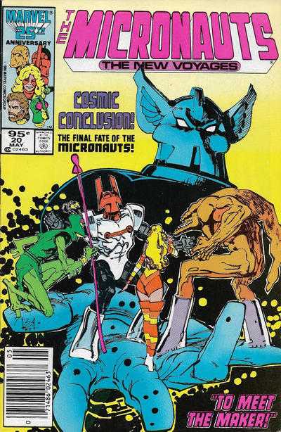 Cover for Micronauts (Marvel, 1984 series) #20 [Canadian]