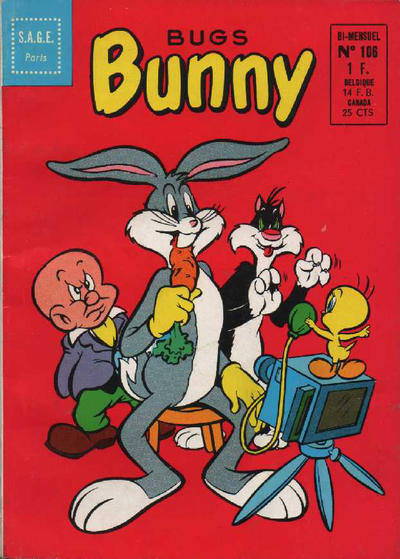 Cover for Bugs Bunny (Sage - Sagédition, 1962 series) #106