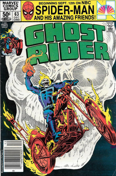 Cover for Ghost Rider (Marvel, 1973 series) #63 [Newsstand]