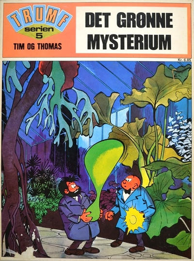 Cover for Trumf-serien (Interpresse, 1971 series) #5 - Tim og Thomas - Det grønne mysterium