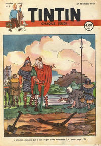 Cover Thumbnail for Le journal de Tintin (Le Lombard, 1946 series) #9/1947