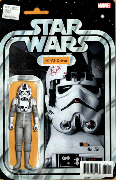 Cover for Star Wars (Marvel, 2015 series) #38 [John Tyler Christopher Action Figure (AT-AT Driver)]