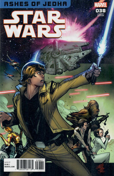 Cover for Star Wars (Marvel, 2015 series) #38 [Pepe Larraz Homage Cover]