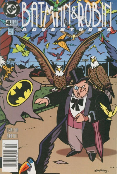 Cover for The Batman and Robin Adventures (DC, 1995 series) #4 [Newsstand]