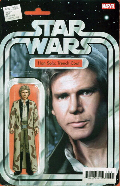 Cover for Star Wars (Marvel, 2015 series) #66 [John Tyler Christopher 'Action Figure' (Han Solo: Trench Coat)]