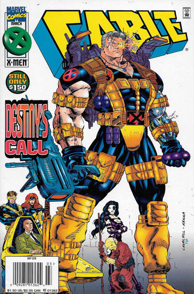 Cover for Cable (Marvel, 1993 series) #29 [Newsstand]