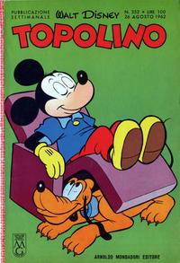 Cover Thumbnail for Topolino (Mondadori, 1949 series) #352
