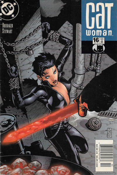 Cover for Catwoman (DC, 2002 series) #16 [Newsstand]