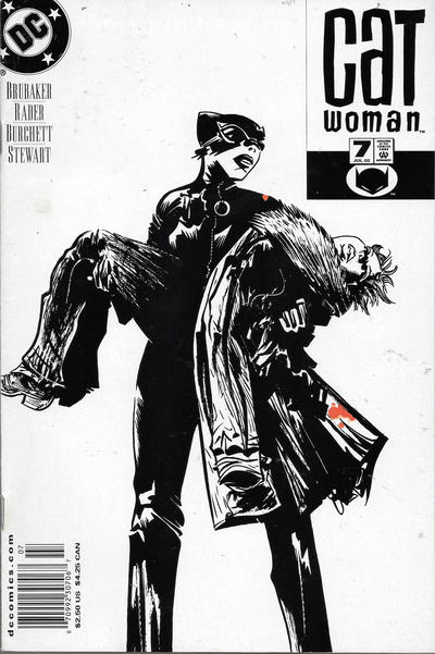 Cover for Catwoman (DC, 2002 series) #7 [Newsstand]