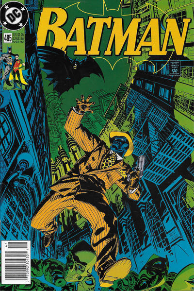 Cover for Batman (DC, 1940 series) #485 [Newsstand]
