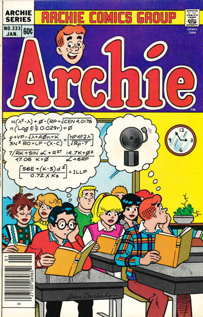 Cover for Archie (Archie, 1959 series) #333