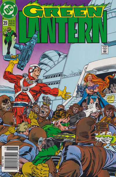 Cover for Green Lantern (DC, 1990 series) #39 [Newsstand]