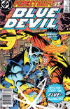 Cover Thumbnail for Blue Devil (1984 series) #23 [Newsstand]