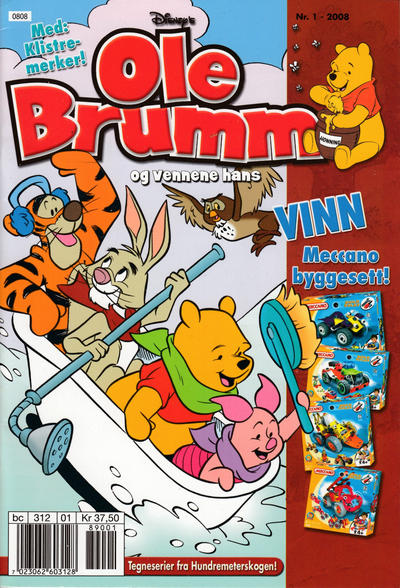 Cover for Ole Brumm (Hjemmet / Egmont, 1981 series) #1/2008