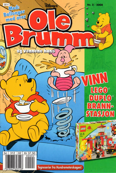 Cover for Ole Brumm (Hjemmet / Egmont, 1981 series) #2/2008