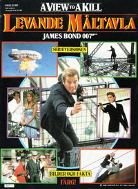 Cover Thumbnail for James Bond [album] (Semic, 1983 series) #[1985] - Levande måltavla
