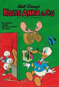Cover Thumbnail for Kalle Anka & C:o (Hemmets Journal, 1957 series) #21/1968