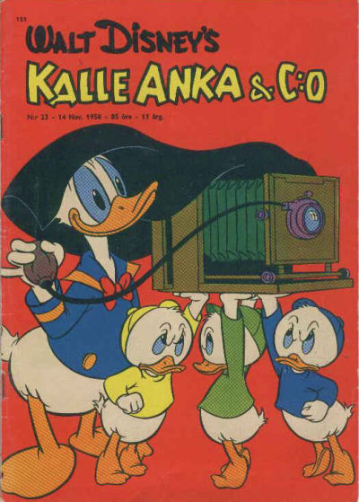 Cover for Kalle Anka & C:o (Hemmets Journal, 1957 series) #23/1958