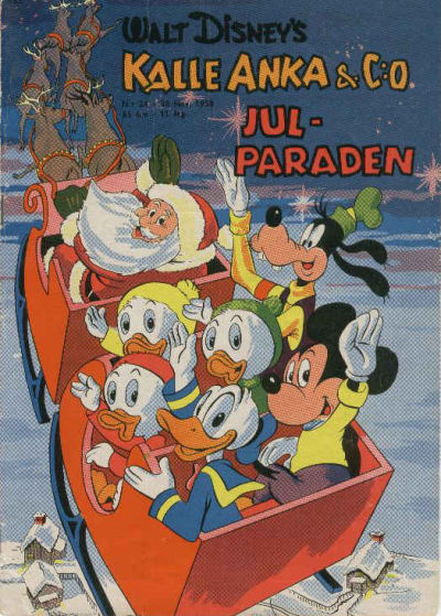 Cover for Kalle Anka & C:o (Hemmets Journal, 1957 series) #24/1958
