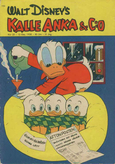 Cover for Kalle Anka & C:o (Hemmets Journal, 1957 series) #25/1958