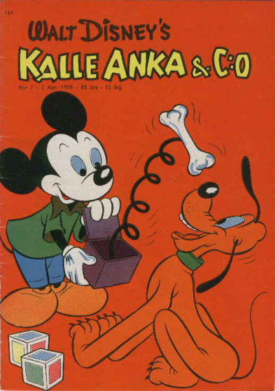 Cover for Kalle Anka & C:o (Hemmets Journal, 1957 series) #7/1959