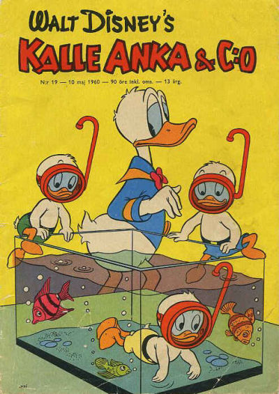 Cover for Kalle Anka & C:o (Hemmets Journal, 1957 series) #19/1960
