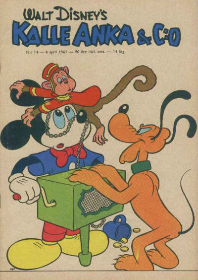 Cover for Kalle Anka & C:o (Hemmets Journal, 1957 series) #14/1961