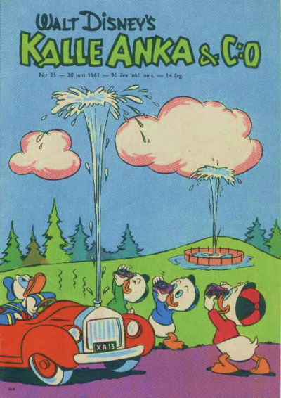 Cover for Kalle Anka & C:o (Hemmets Journal, 1957 series) #25/1961