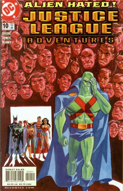 Cover for Justice League Adventures (DC, 2002 series) #10 [Direct Sales]