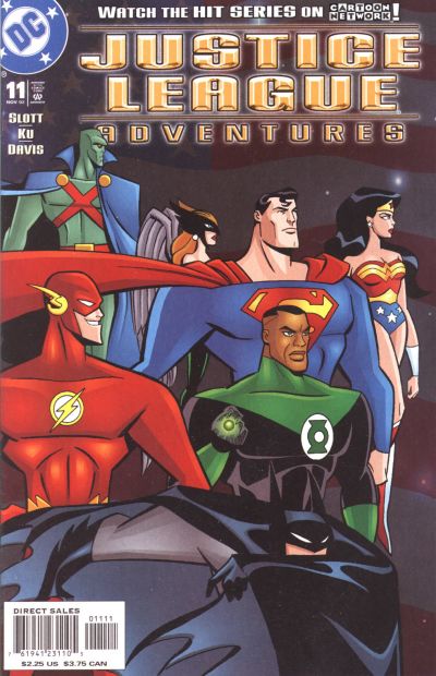 Cover for Justice League Adventures (DC, 2002 series) #11 [Direct Sales]
