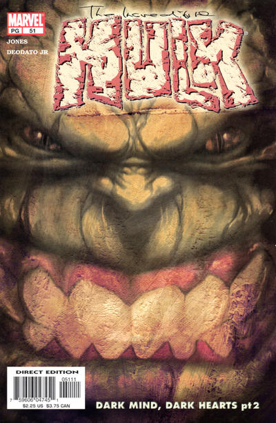 Cover for Incredible Hulk (Marvel, 2000 series) #51 [Direct Edition]