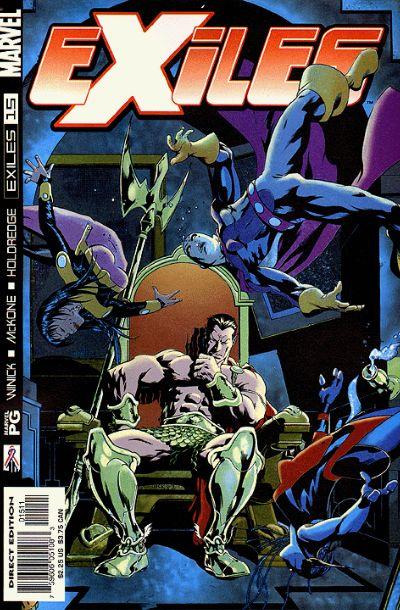 Cover for Exiles (Marvel, 2001 series) #15 [Direct Edition]