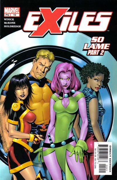 Cover for Exiles (Marvel, 2001 series) #19 [Direct Edition]