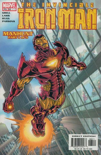 Cover for Iron Man (Marvel, 1998 series) #65 (410) [Direct Edition]