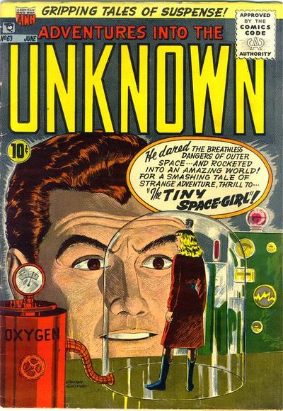 Cover for Adventures into the Unknown (American Comics Group, 1948 series) #63