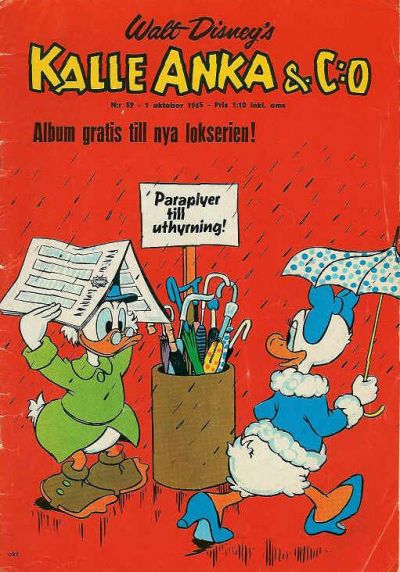Cover for Kalle Anka & C:o (Hemmets Journal, 1957 series) #39/1965