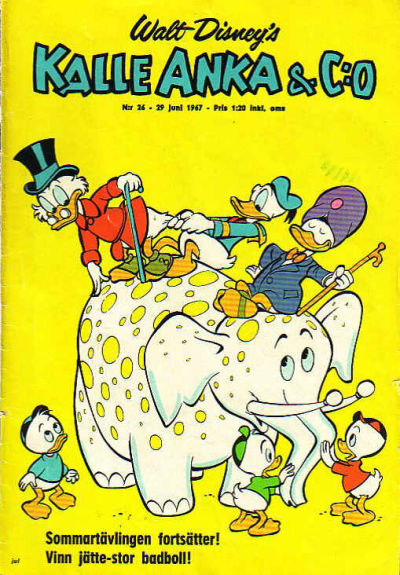 Cover for Kalle Anka & C:o (Hemmets Journal, 1957 series) #26/1967