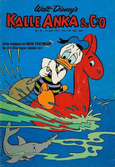 Cover for Kalle Anka & C:o (Hemmets Journal, 1957 series) #24/1968