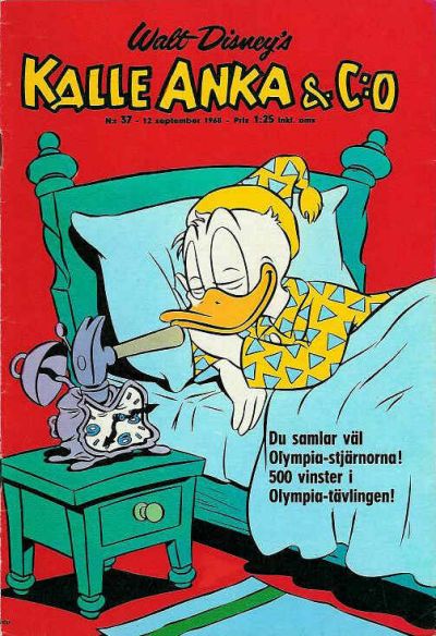 Cover for Kalle Anka & C:o (Hemmets Journal, 1957 series) #37/1968