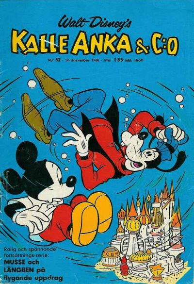 Cover for Kalle Anka & C:o (Hemmets Journal, 1957 series) #52/1968