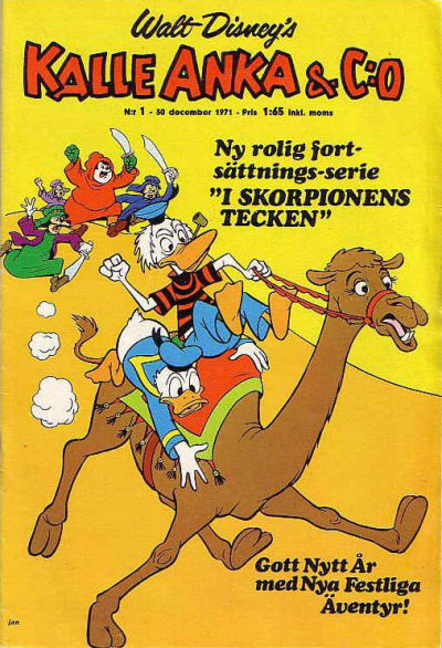 Cover for Kalle Anka & C:o (Hemmets Journal, 1957 series) #1/1971
